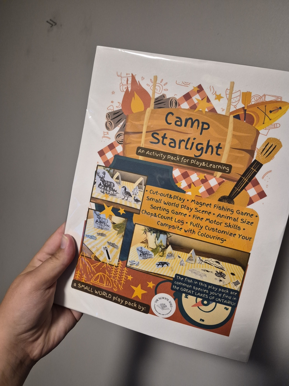 NEW The School Shed Camp Starlight An Activity Pack for Play & Learning Activity